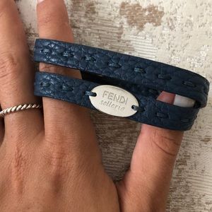 Fendi leather wrap bracket